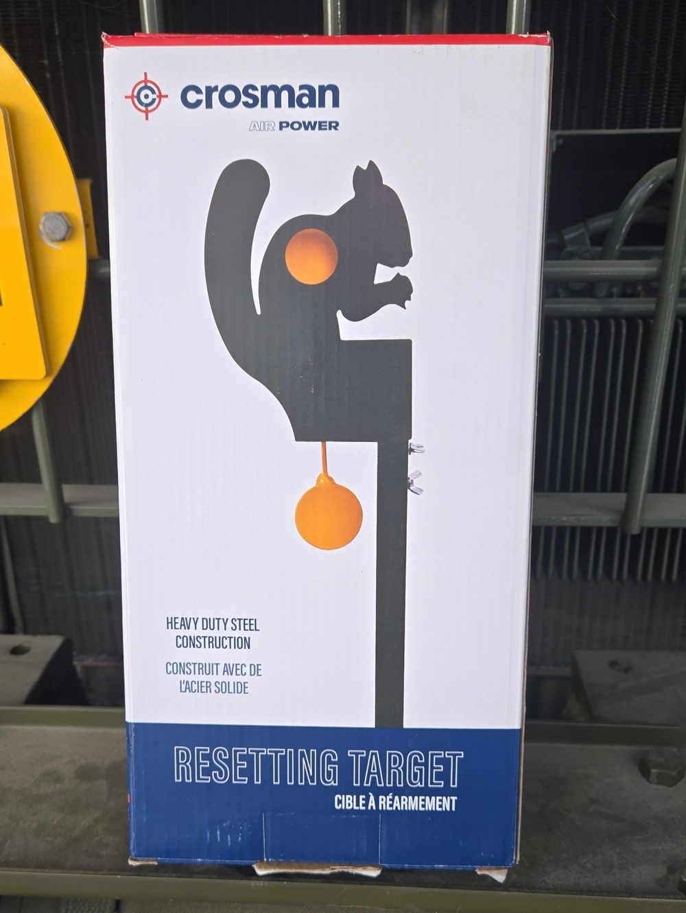 Orange Resetting Squirrel Target - Heavy Duty Steel